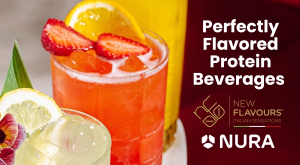 Partnership of NURA and New Flavours to promote Perfectly Flavored Protein Beverages