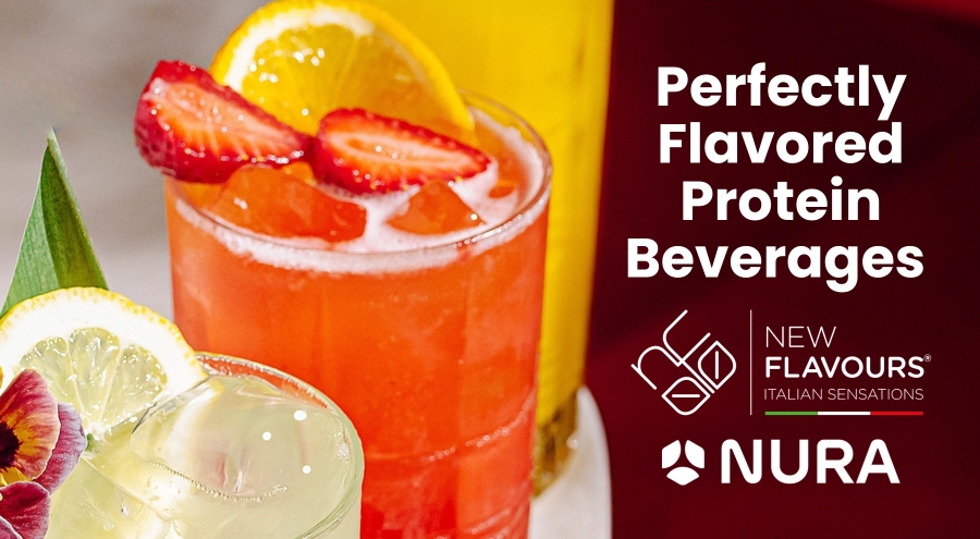 Partnership of NURA and New Flavours to promote Perfectly Flavored Protein Beverages