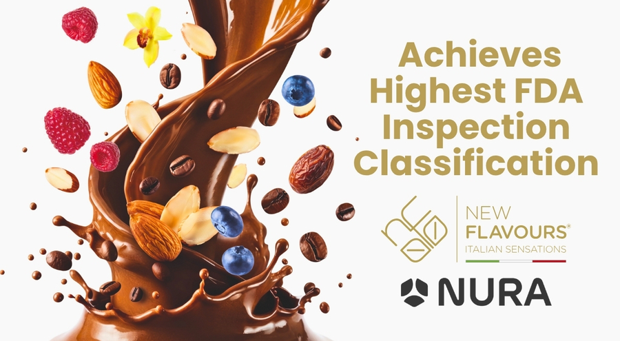 Italian Natural Flavor Manufacturer New Flavours Achieves Highest FDA Inspection Classification, Reinforcing Commitment to Quality, Food Safety, and Regulatory Excellence